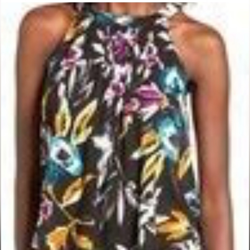 Band of Gypsies Floral Halter Top